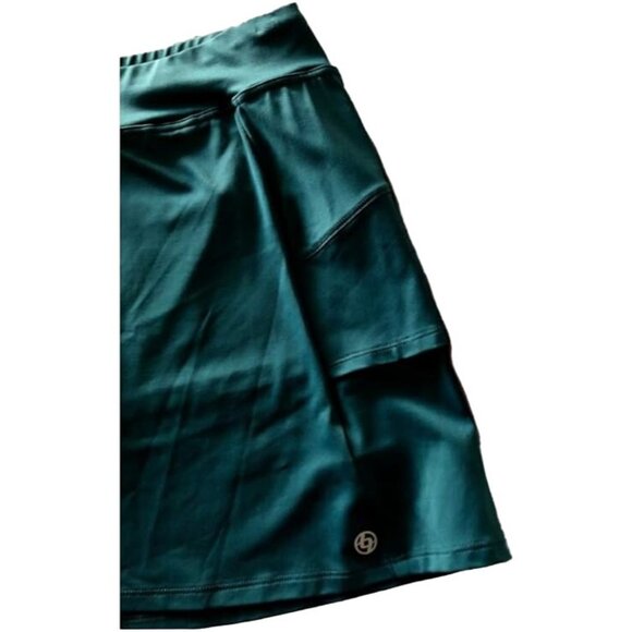 Lija Women's Elevate Skort Deep Green Size LG Nylon Golf/Tennis Style - Picture 4 of 4